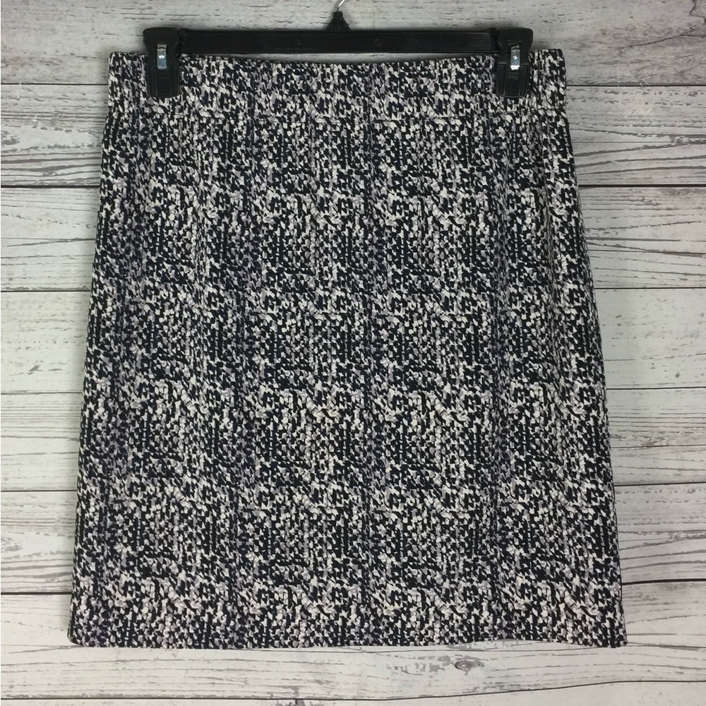 Ann Taylor Women’s Multicolor Elastic Waist Pull On Lined Pencil Skirt